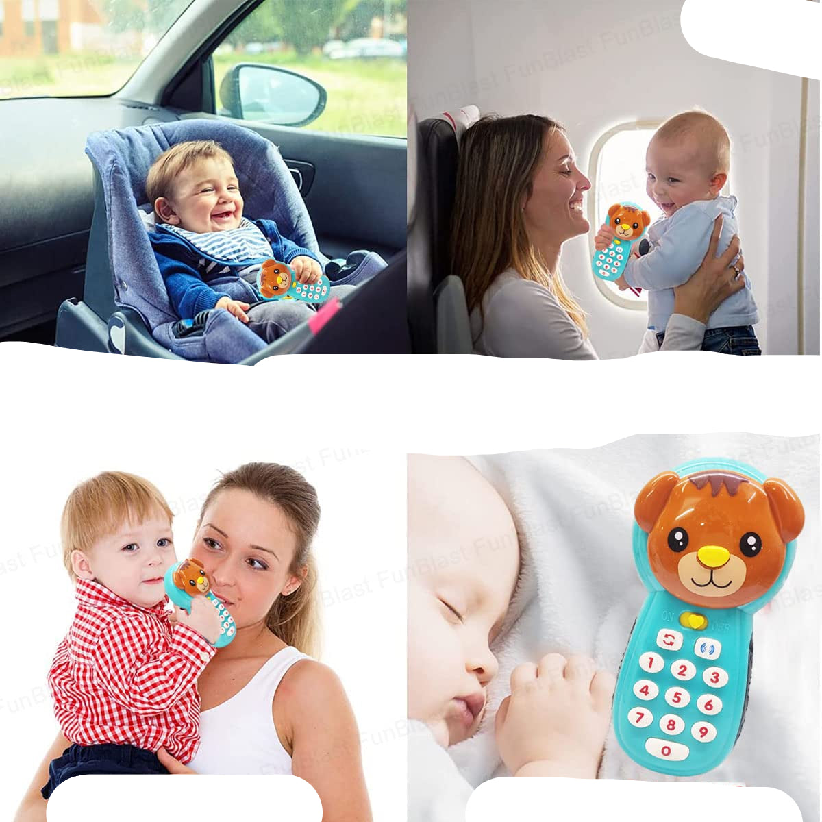 Toystar PreschoolPhone | Learning through play with light and sound - Educational toy telephone for children - Spelend ler...