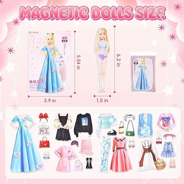 Toystar Magnetix PrincessPlay | Let your imagination come to life - Magnetic princess dress up game - Laat je fantasie tot...