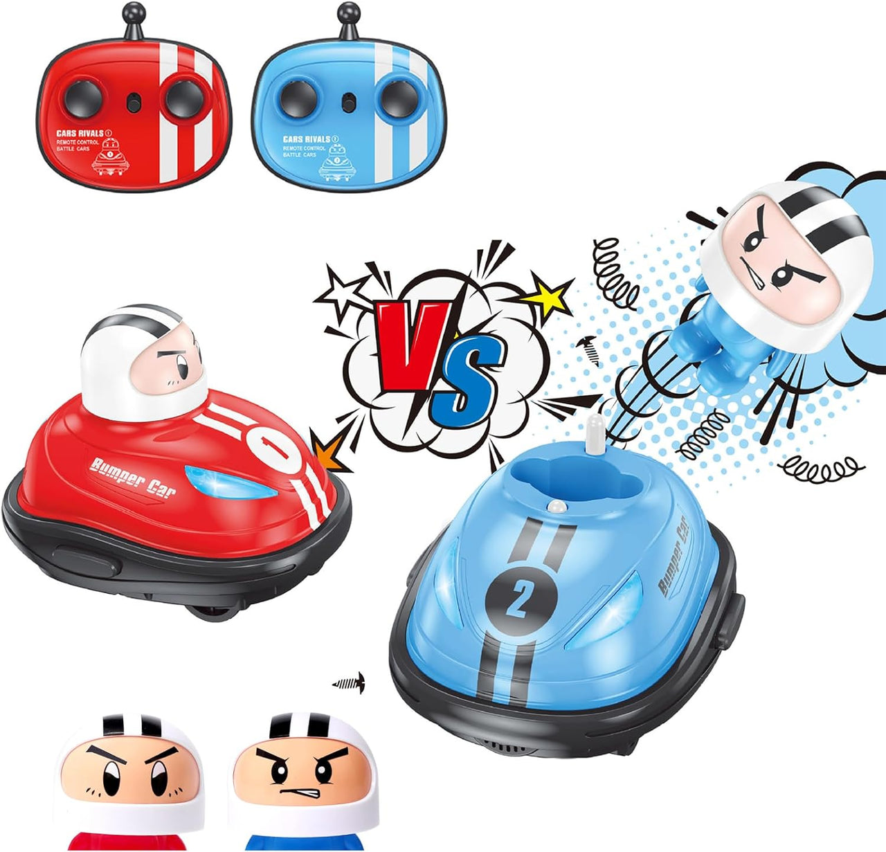 Toystar Mini Bumper RC Kart™ | Drifting and crashing for the whole family - Drifting RC bumper cars - Mini Bumper RC Kart™...