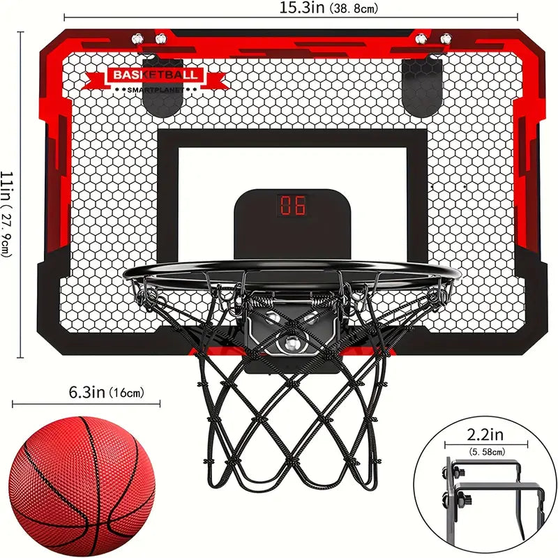 Toystar Hoopster | Electronic Basketball Hoop Door - The Ultimate Basketball Experience! - Elektronische Basktbalring Deur...