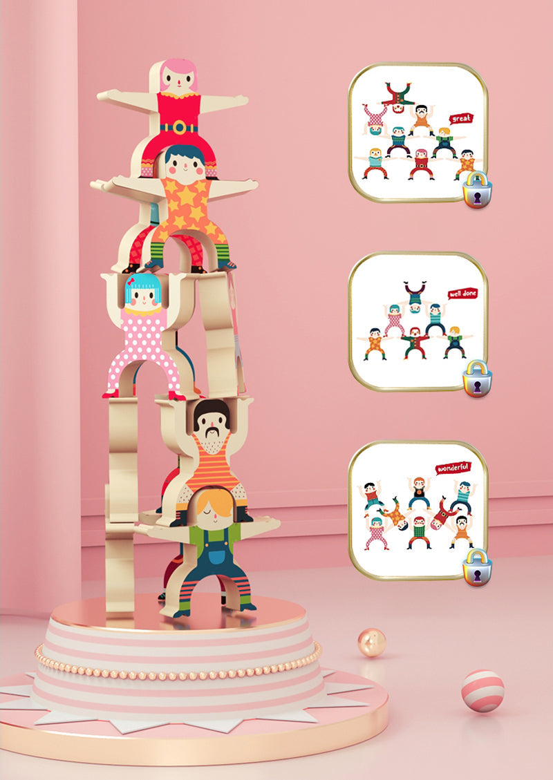 Toystar Stackie Buddies | Develop Creativity - Stacking and building fun for children - Ontwikkel Creativiteit - Stapel- e...