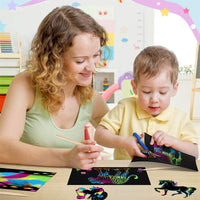 Thumbnail for Toystar ColorMagic | Discover the magic of colors - Rainbow scratch paper set - Ontdek de magie van kleuren - Regenboog kr...
