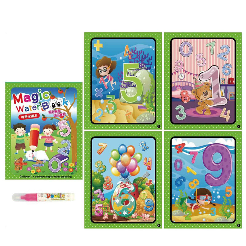 Toystar Magic Water Coloring Book | Stimulates creativity and fun - Coloring with water - Stimuleert creativiteit en spelp...