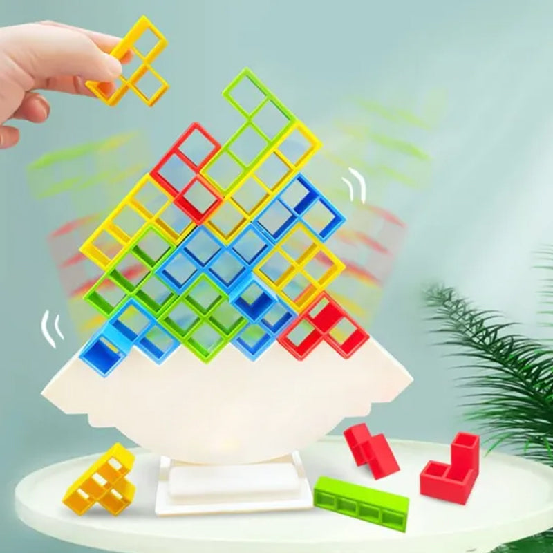 Toystar TetraTower |  Build and balance! - Tetris Stacking Game - Bouw en balanseer! - Tetris Stapelspel (3)