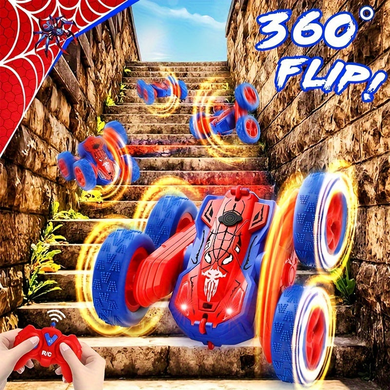 Toystar SpinMaster Stunt Car | Spectacle and action - 360° stunts with light and spray - Spektakel en actie - 360° stunts ...