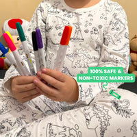 Thumbnail for Toystar DinoDreams | Color and play - DIY pajama set with dino print - Kleuren en spelen - DIY pyjamaset met dino-print (8)
