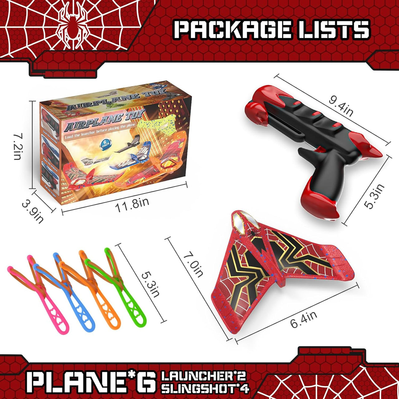Toystar SkyGlide Launcher | Take fun to new heights - Foam Airplane Launcher Playset - Breng plezier naar nieuwe hoogtes -...