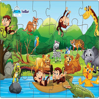 Thumbnail for Toystar PuzzleSafari | Adventure learning fun - Animal kingdom panorama puzzle for kids - Avontuurlijk leerplezier - Diere...