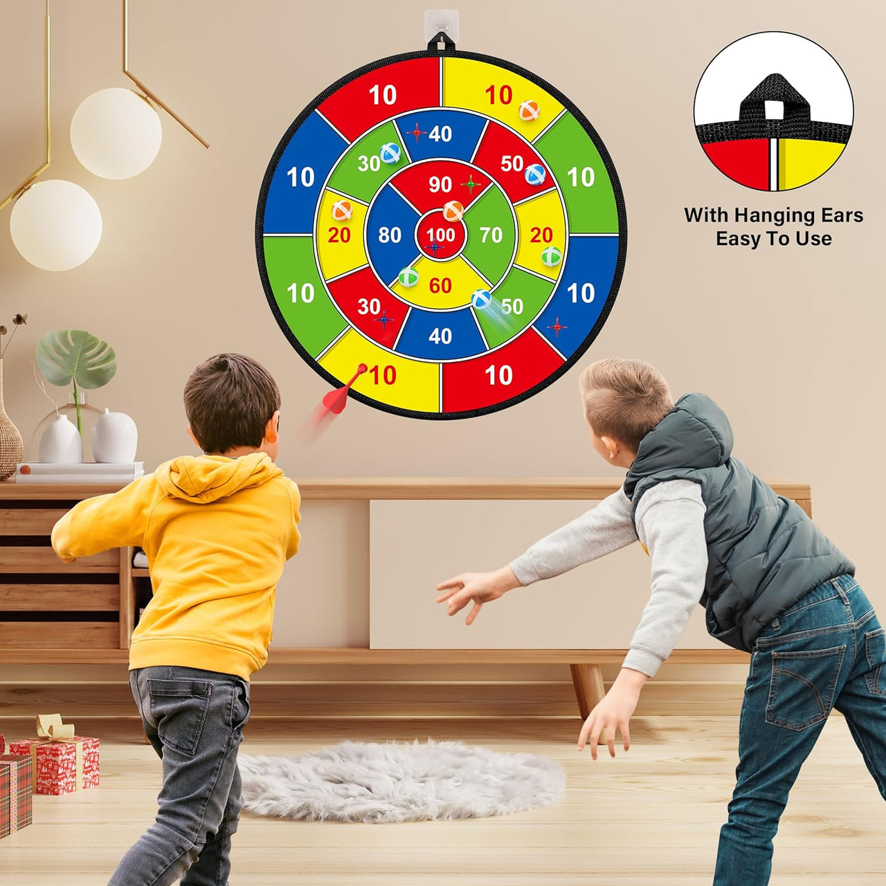 Toystar Sticky Dart Fun | Safe fun for kids - Colorful Dartboard Playset - Veilig plezier voor kinderen - Kleurrijk Dartbo...