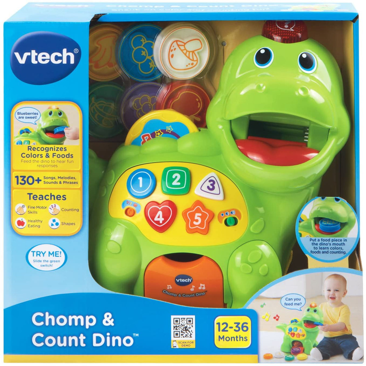 Toystar ChompDino | Learning & playing - Interactive biting dinosaur - Leren & spelen - Interactieve bijtsaurus (7)