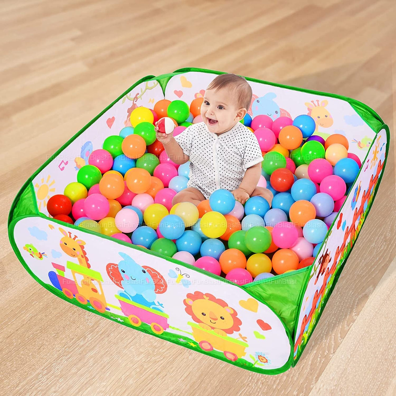 Toystar PlayHaven | Endless fun - Foldable ball pit tent for children - ballenbad (2)