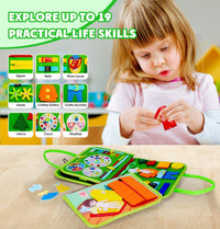 Thumbnail for Toystar EduPlay Busy Board | Encourages Learning - Montessori Activity Board for Toddlers - *Stimuleert Leren - Montessori...