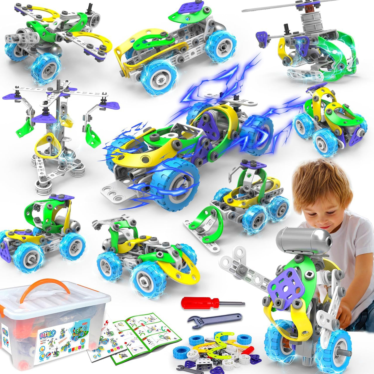 Toystar STEM Construction Set Kids | Creative Blocks for Children - Sensory Development Toys - Bestseller - Creatieve Blok...