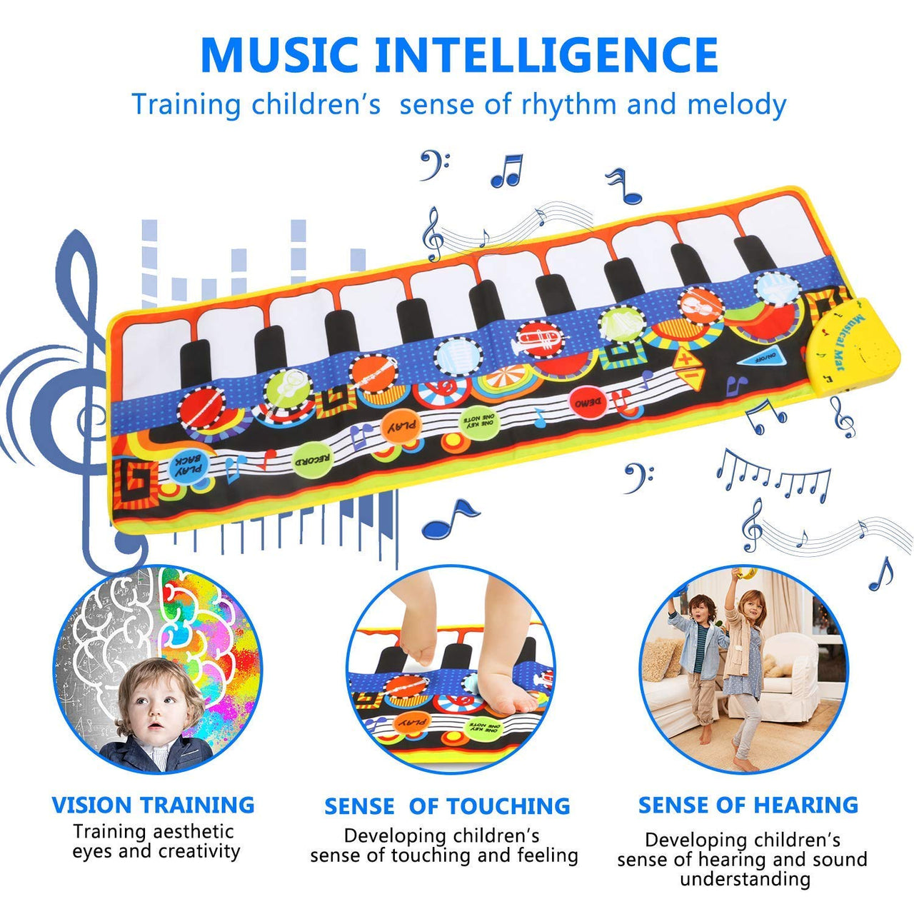 Toystar MelodiStep | Discover through play - Musical play mat for babies and toddlers - Spelend ontdekken - Muzikale speel...