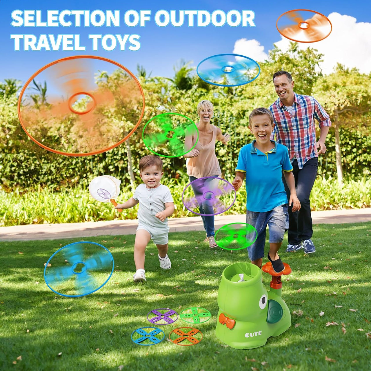 Toystar FlyDisc Pro | Luminous Flying Saucers - Children's Outdoor Toys - Lichtgevende Vliegende Schotels - Kinderspeelgoe...