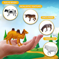 Thumbnail for Toystar Farm Animals | Get to know farm animals - Educational animal figures play set for children - Leer boerderijdieren ...
