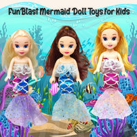 Thumbnail for Toystar AquaPrincess | Enchanting play fun - Set of cute mermaid dolls for creative adventures - Betoverend speelplezier -...
