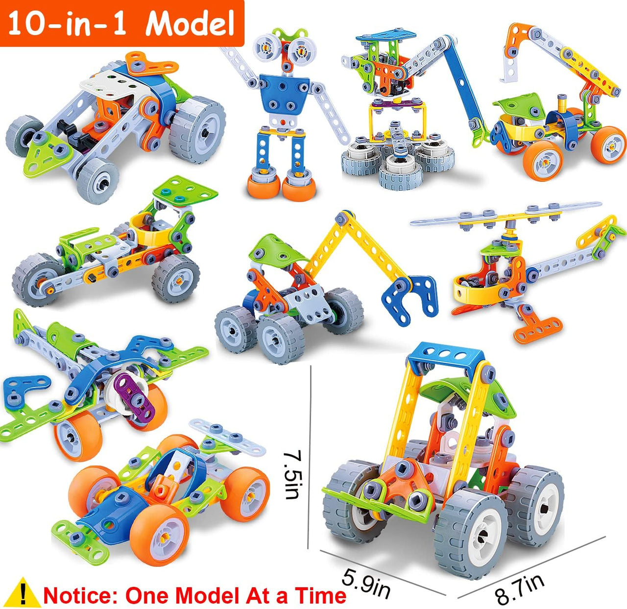 Toystar STEM Construction Set Kids | Creative Blocks for Children - Sensory Development Toys - Bestseller - Creatieve Blok...