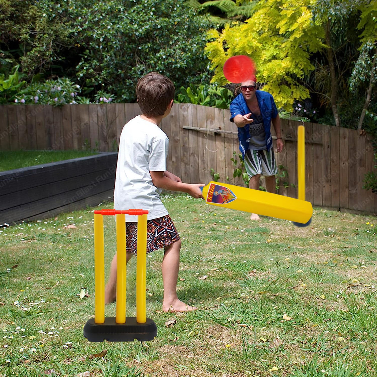 Toystar BatBoy | Hit a home run - Complete plastic cricket set for children - Sla een homerun - Complete kunststof cricket...