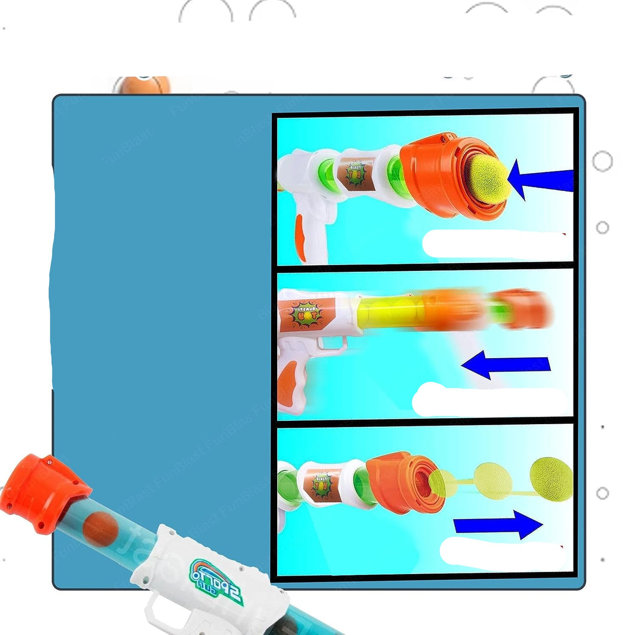 Toystar AirBlaster | Exciting shooting fun - Interactive airgun shooting game with soft EVA balls for children - Bestselle...