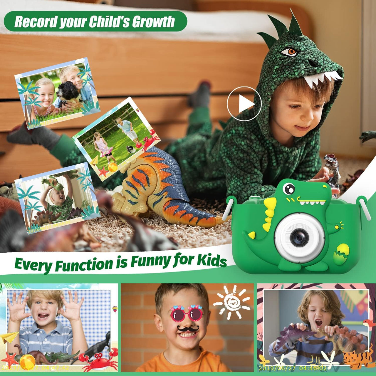 Toystar Dino Snap Camera | Make magical memories - Children's Camera Toy - Kindercamera (6)