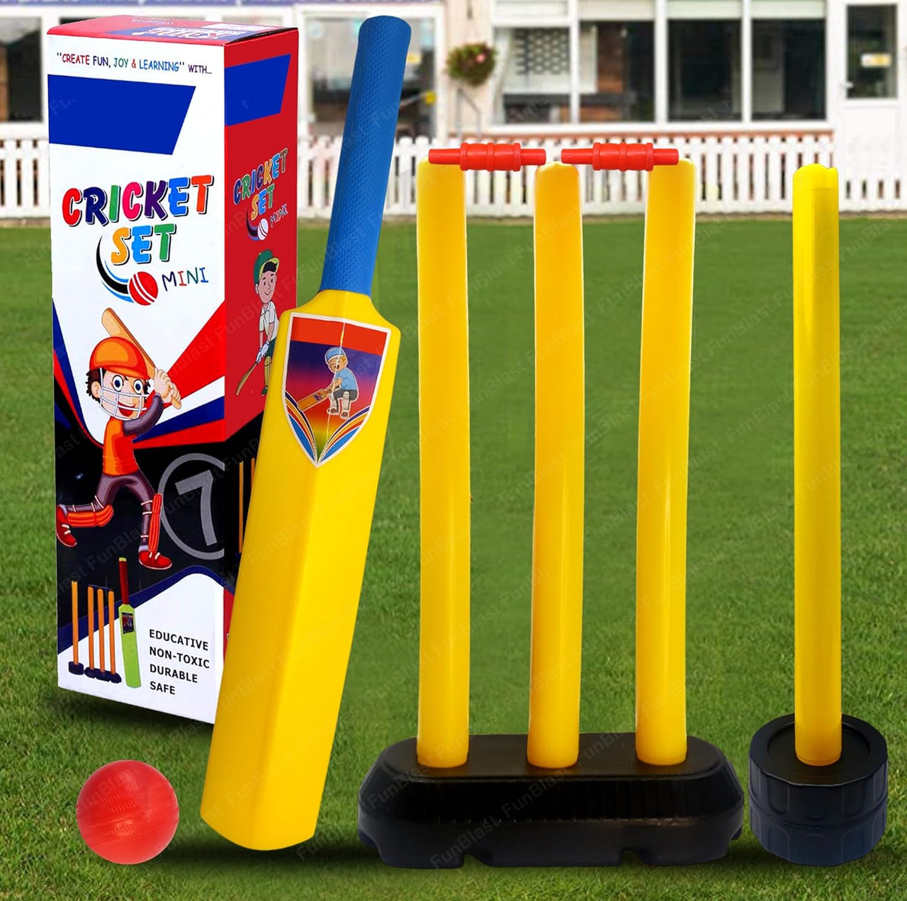Toystar BatBoy | Hit a home run - Complete plastic cricket set for children - Sla een homerun - Complete kunststof cricket...