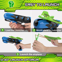 Thumbnail for Toystar SkyGlide Launcher | Take fun to new heights - Foam Airplane Launcher Playset - Breng plezier naar nieuwe hoogtes -...
