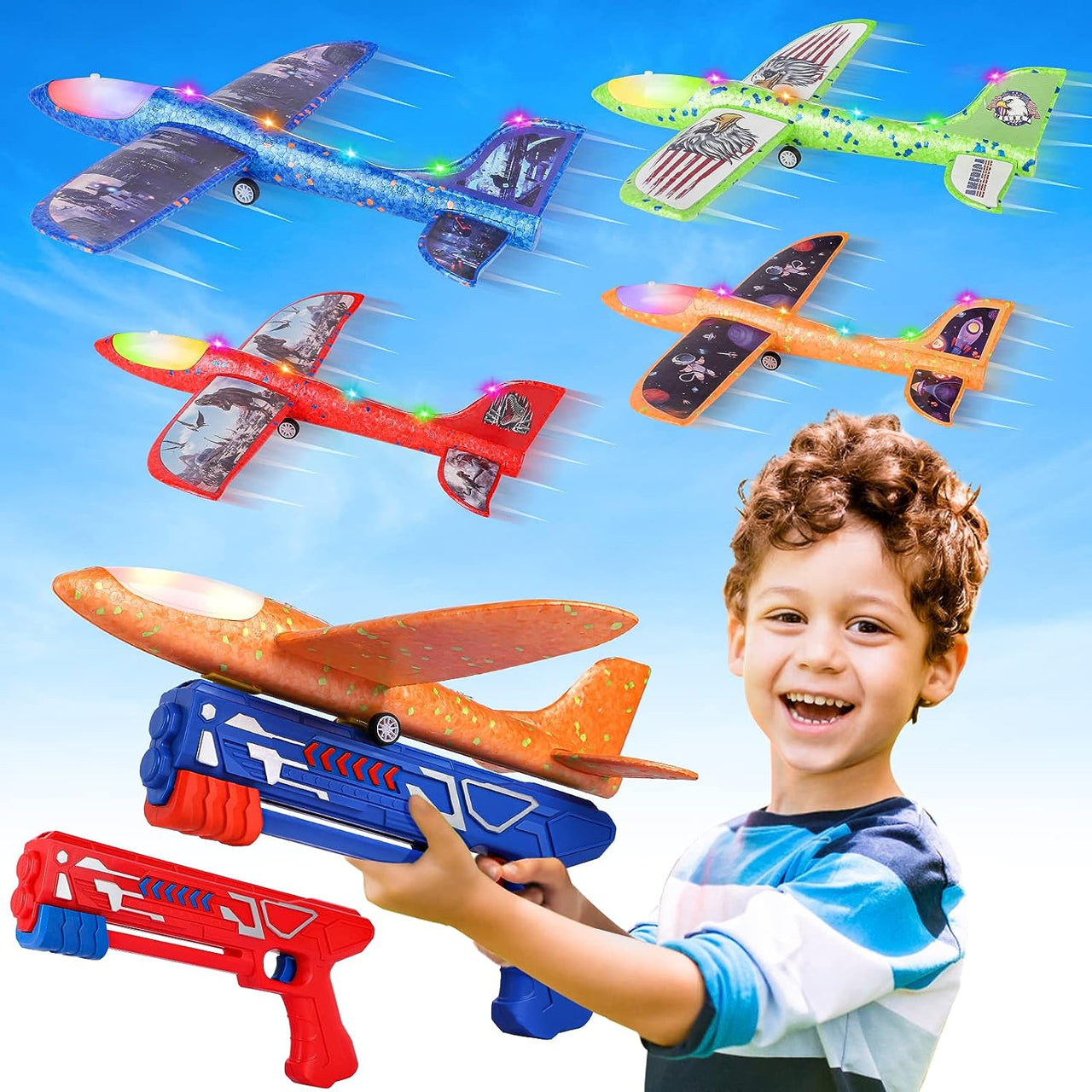 Toystar SkyGlide Launcher | Take fun to new heights - Foam Airplane Launcher Playset - Breng plezier naar nieuwe hoogtes -...