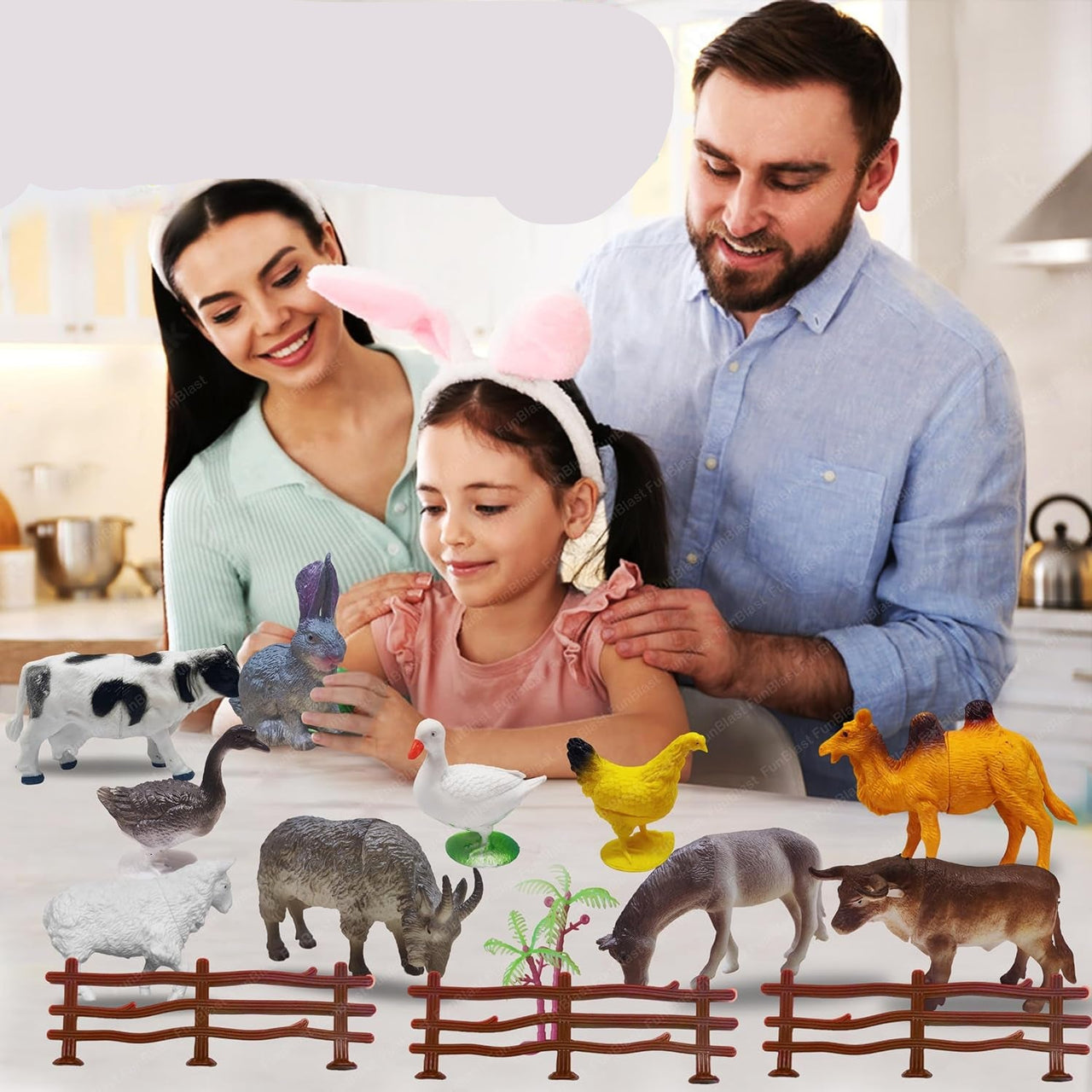 Toystar Farm Animals | Get to know farm animals - Educational animal figures play set for children - Leer boerderijdieren ...