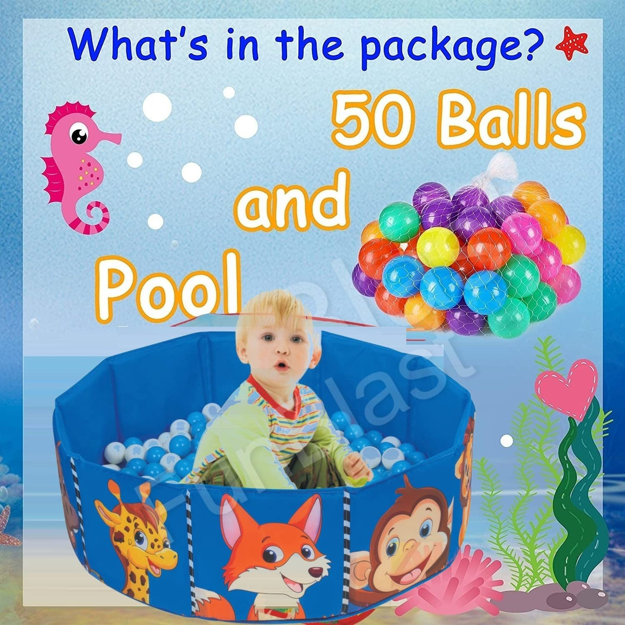 Toystar BalloFun | Play and discover - Foldable ball pit for indoors and outdoors - Spelen en ontdekken - Opvouwbare balle...