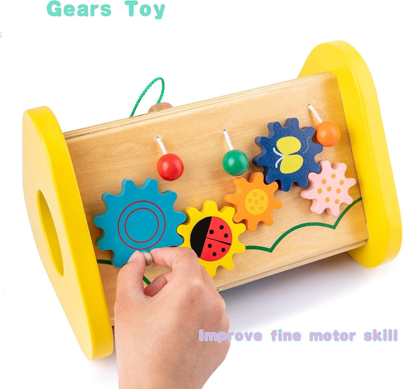 Toystar EcoToys Melody Triangle | Musical discovery for children - Xylophon and Drum in one - Muzikale ontdekking voor kin...