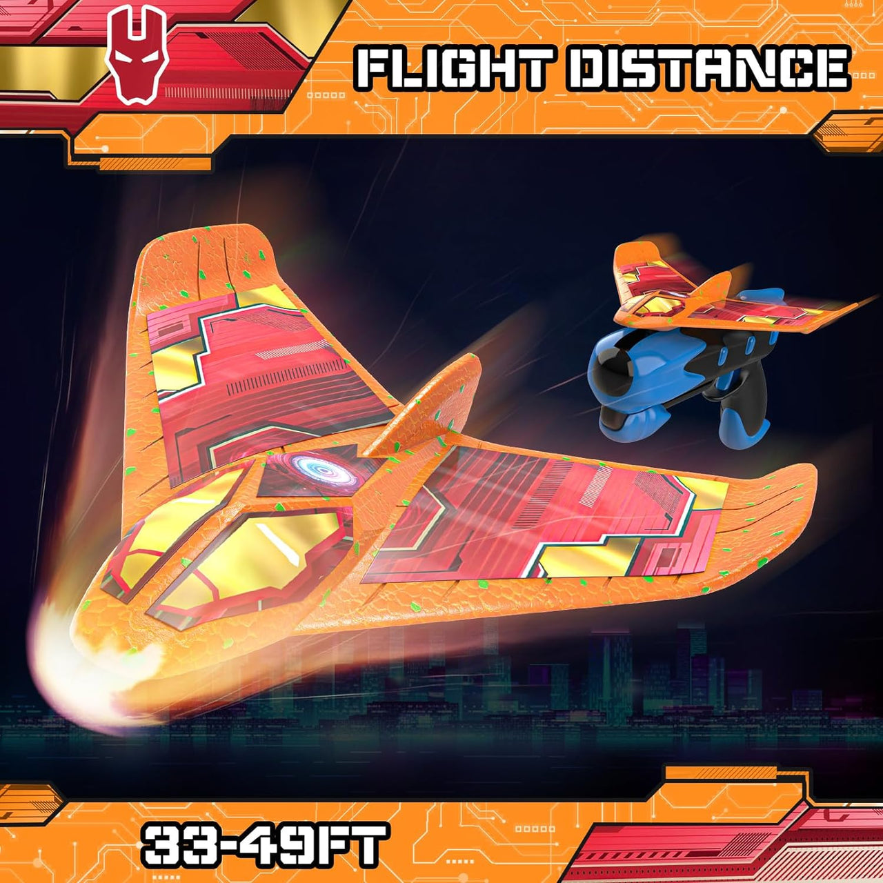 Toystar SkyGlide Launcher | Take fun to new heights - Foam Airplane Launcher Playset - Breng plezier naar nieuwe hoogtes -...