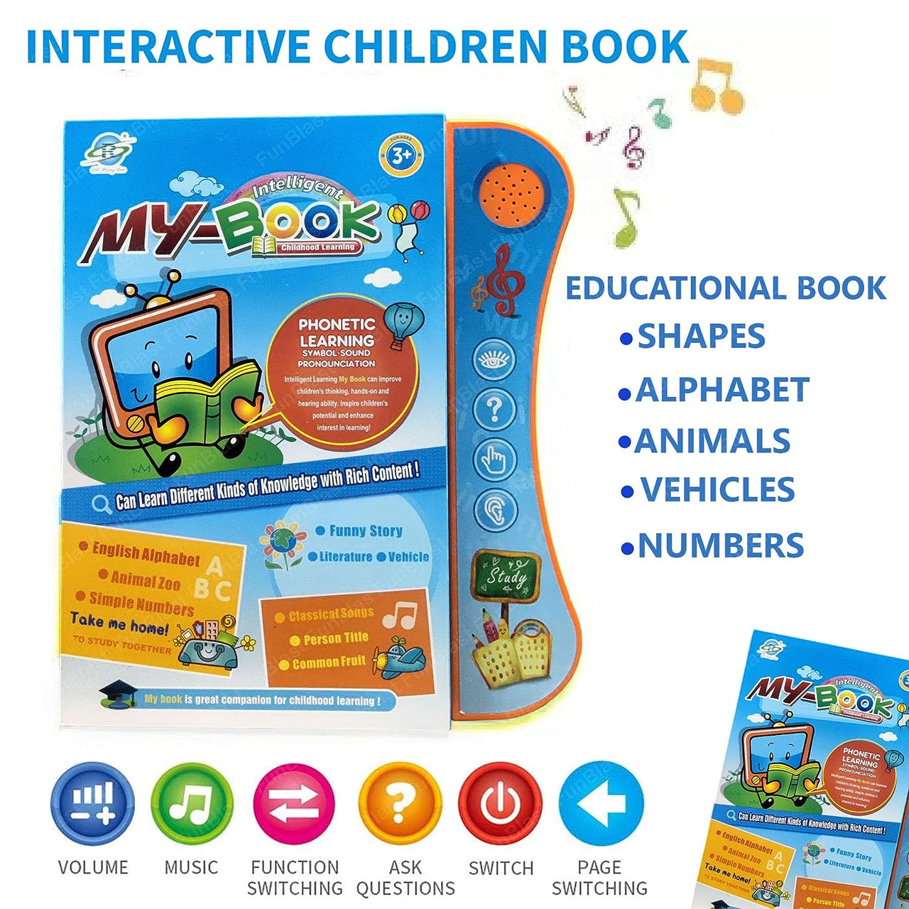 Toystar SmartRead | Playful learning with sound - Interactive educational book with audio and pointing pen - Spelenderwijs...