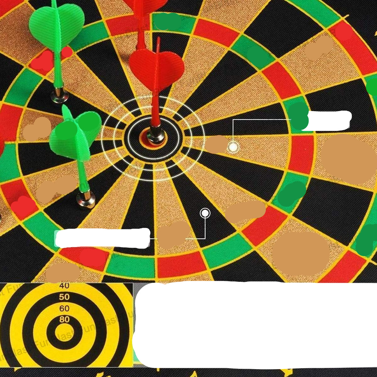 Magnetix MagnoDart | Veilig speelplezier - Magnetisch dartbord voor kinderen, dubbelzijdig & inklapbaar