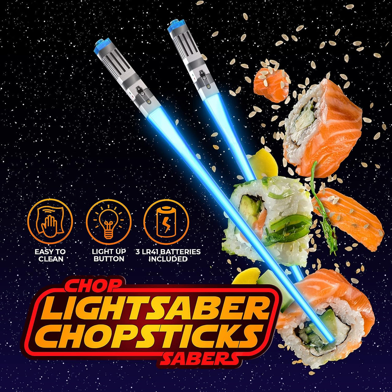 Toystar Galaxy Sticks | Make every meal epic - Illuminated Chopsticks - Maak elke maaltijd episch - Verlichte eetstokjes (6)