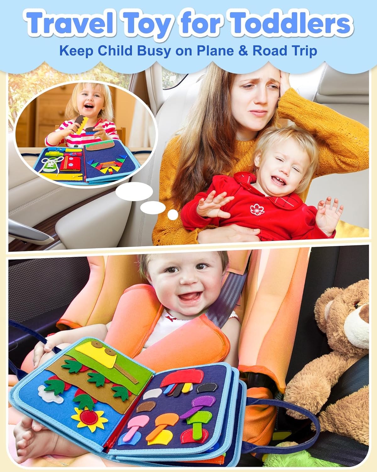 Toystar Felt Learning Board | Montessori Game Board - Creative Learning - *Montessori Speelbord - Creatief Leren (4)