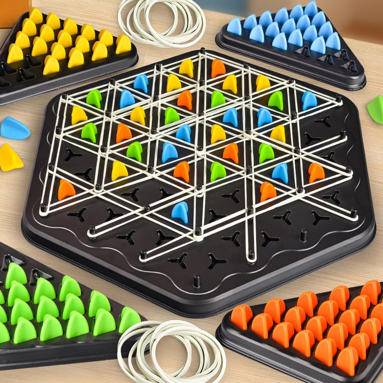 Toystar GeoChain Puzzler | Unleash the Mind - Family fun with geometric puzzle game - Ontketen het Denkvermogen - Familiep...