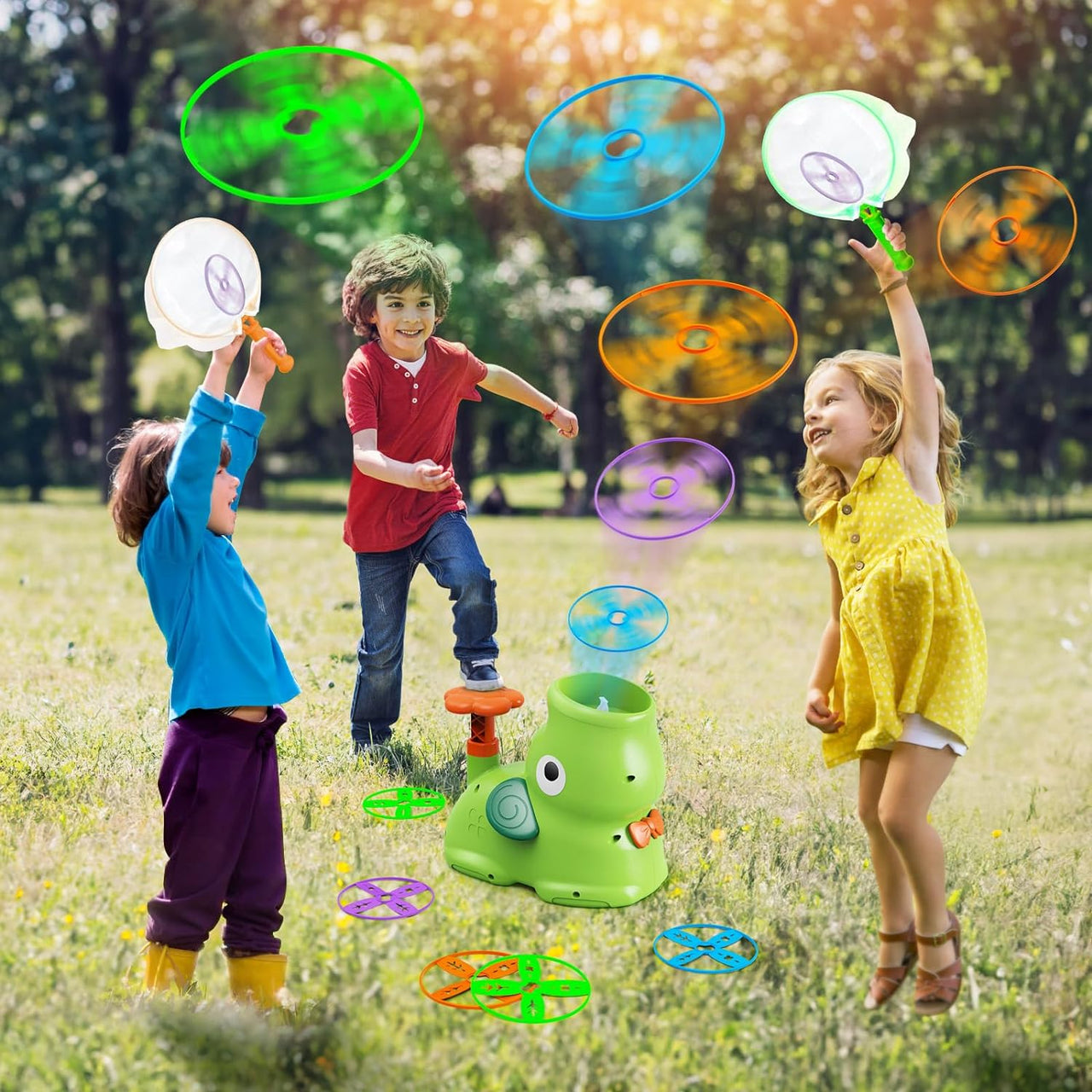 Toystar FlyDisc Pro | Luminous Flying Saucers - Children's Outdoor Toys - Lichtgevende Vliegende Schotels - Kinderspeelgoe...