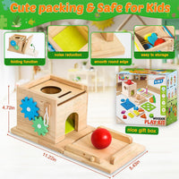 Thumbnail for Toystar EcoToys EduPlay Box | Encourage learning and discovery - Montessori Wooden Playset - Stimuleer leren en ontdekken ...