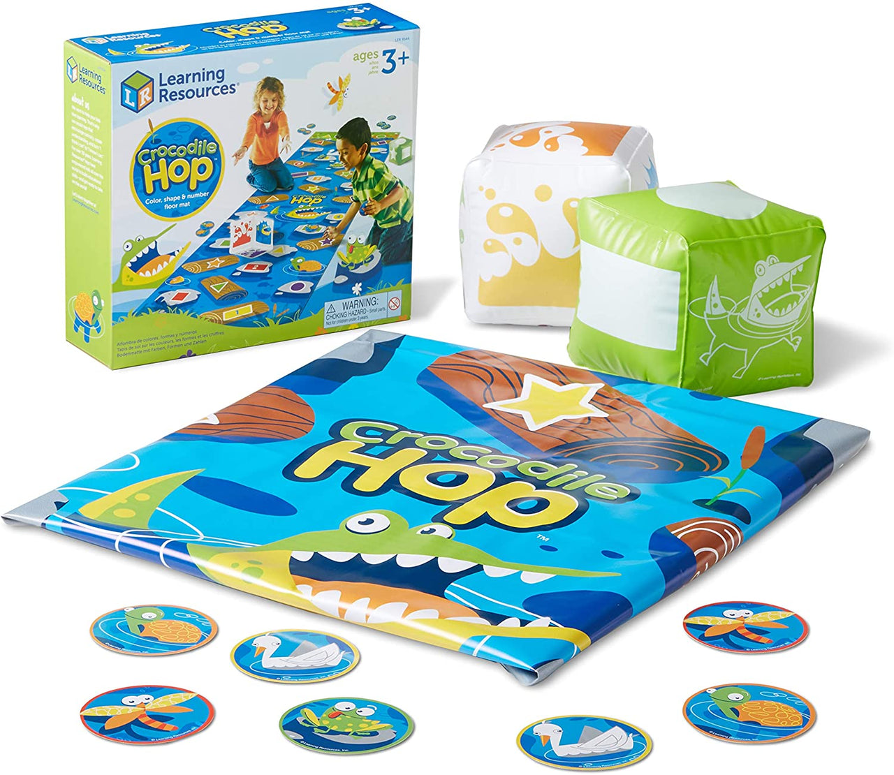 Crocodile Hop | Bewegend leren - Educatief vloerspel voor kinderen