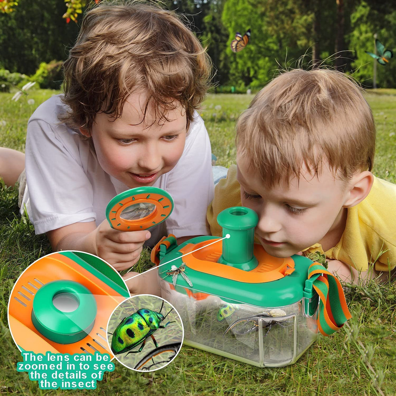 Toystar ExplorerBox | Discover nature - portable viewing box for young adventurers - Ontdek de natuur - draagbare kijkdoos...