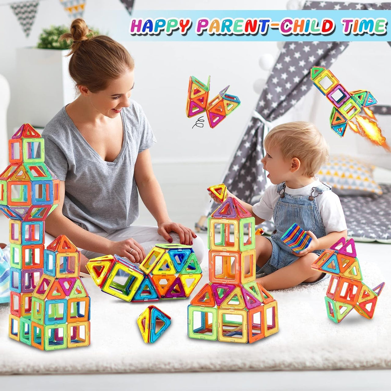 Magnetix Architects Tiles | Encourage budding master builders - Magnetic building toys