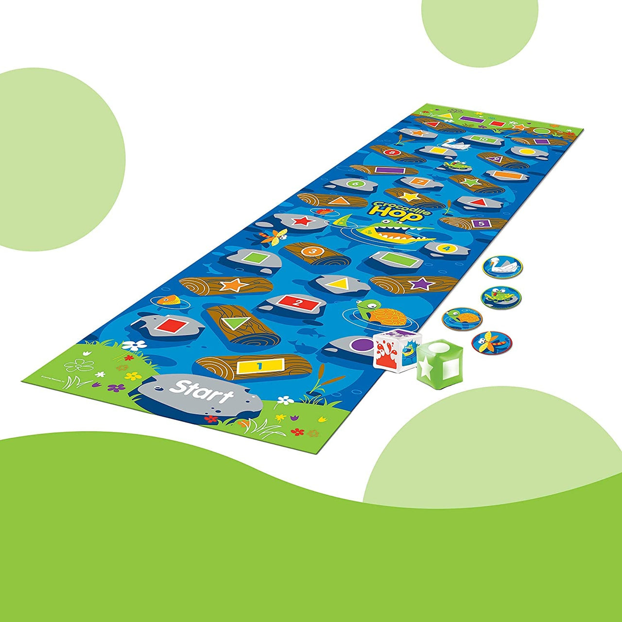 Crocodile Hop | Bewegend leren - Educatief vloerspel voor kinderen