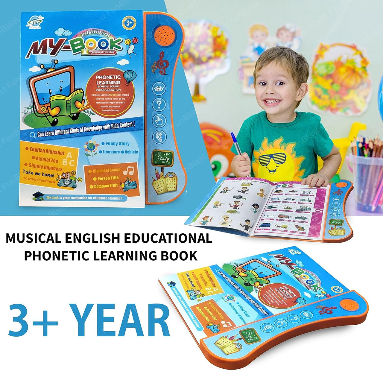 Toystar SmartRead | Playful learning with sound - Interactive educational book with audio and pointing pen - Spelenderwijs...