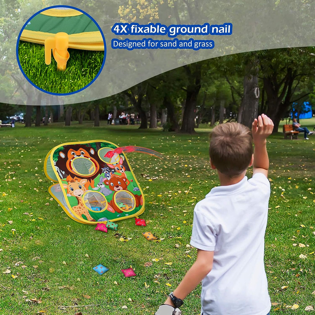 Toystar FlexiToss | Fun everywhere - foldable cornhole game for indoors & outdoors - Speelpret overal - opvouwbaar cornhol...