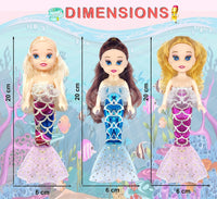 Thumbnail for Toystar AquaPrincess | Enchanting play fun - Set of cute mermaid dolls for creative adventures - Betoverend speelplezier -...