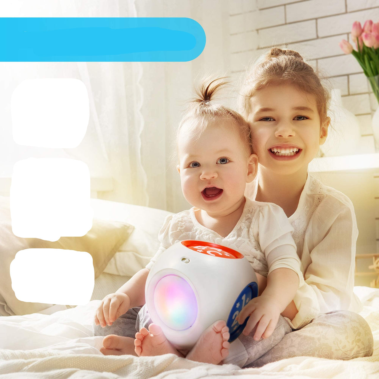 Toystar Learning Cube | Music & Education - Interactive activity block for babies and toddlers - Bestseller - Muziek & edu...