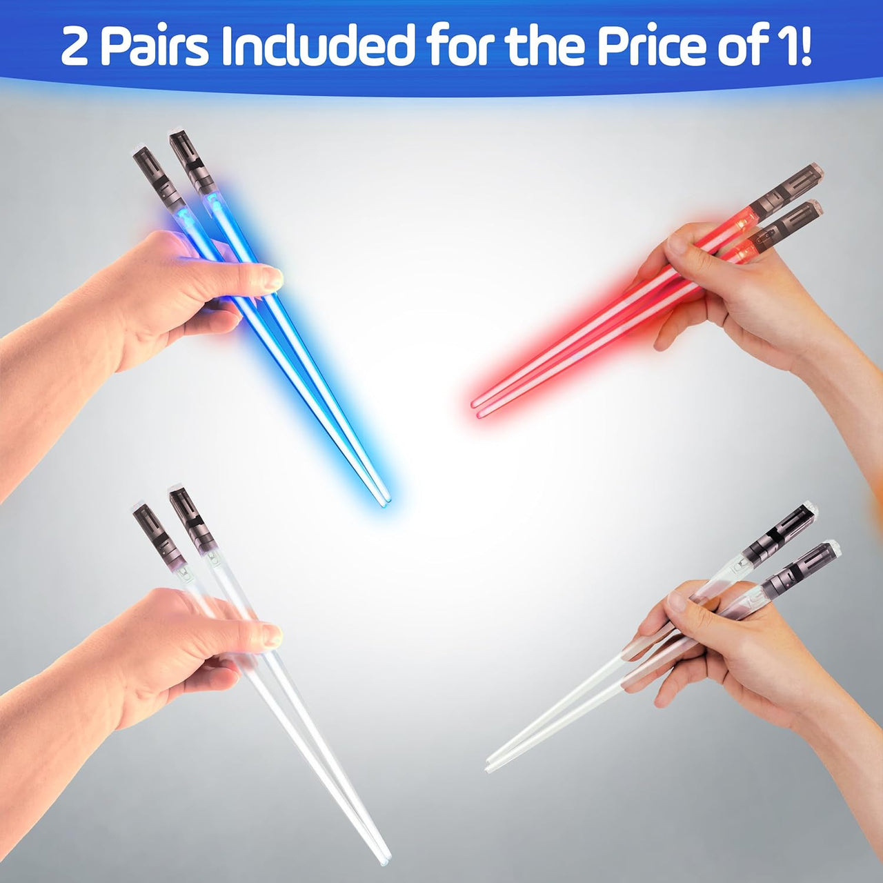 Toystar Galaxy Sticks | Make every meal epic - Illuminated Chopsticks - Maak elke maaltijd episch - Verlichte eetstokjes (5)