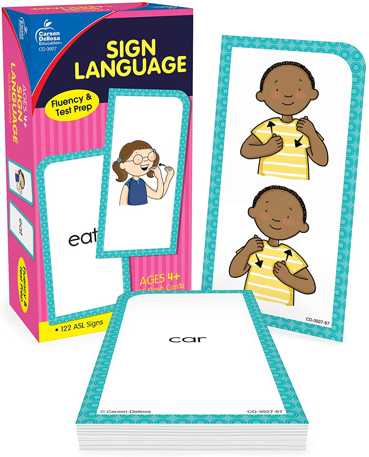 Toystar ASL Flash Cards | Learn sign language - Educational cards for children - Leer gebarentaal - Educatieve kaarten voo...