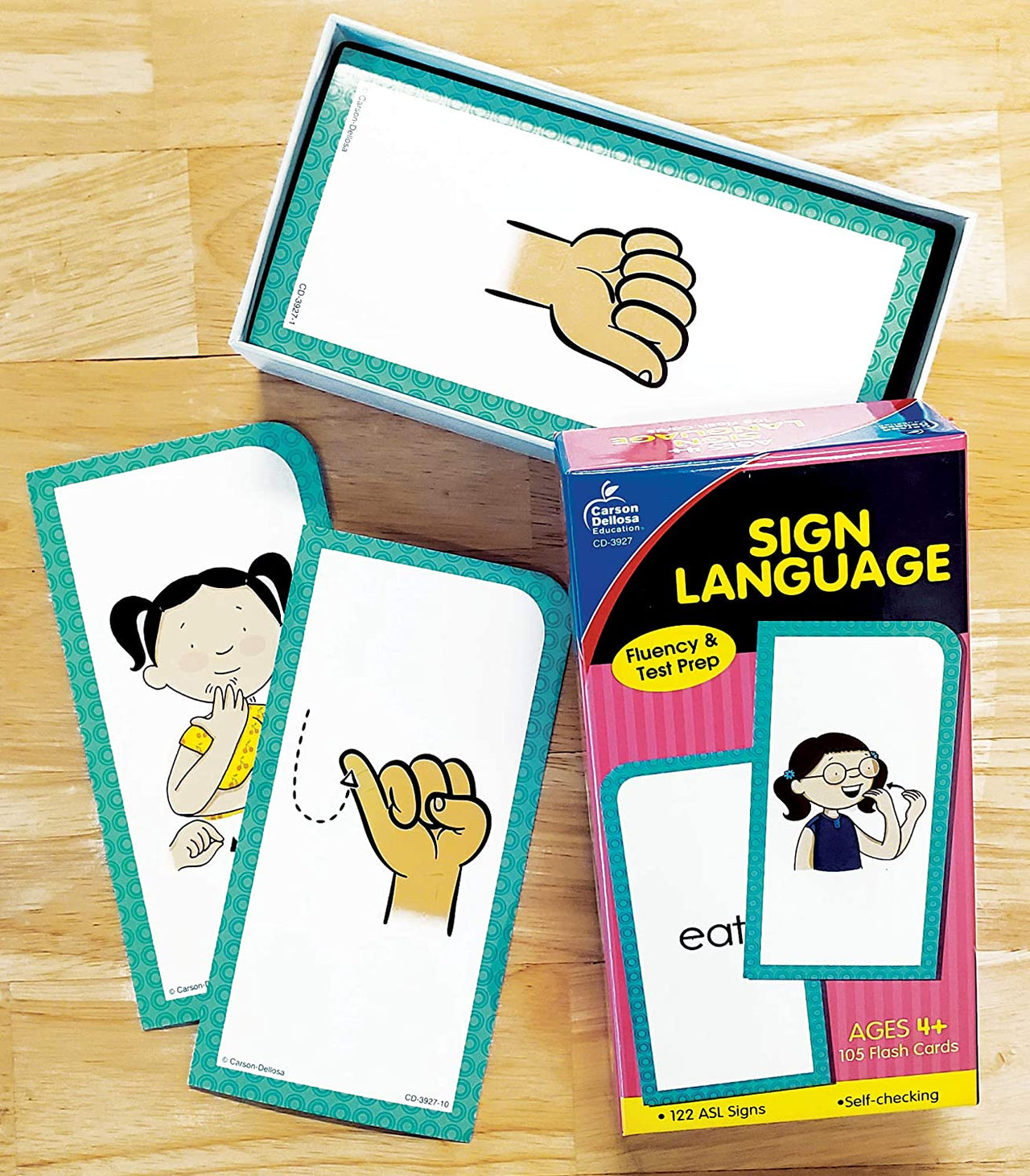 Toystar ASL Flash Cards | Learn sign language - Educational cards for children - Leer gebarentaal - Educatieve kaarten voo...